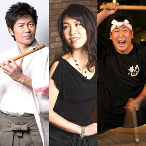 狩野泰一&宮本貴奈  デュオコンサート、ゲスト：田村佑介(和太鼓)